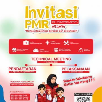 Invitasi PMR Se-Kabupaten Jepara 2026: Wujudkan Remaja Berprestasi, Berbakti, dan Bersahabat